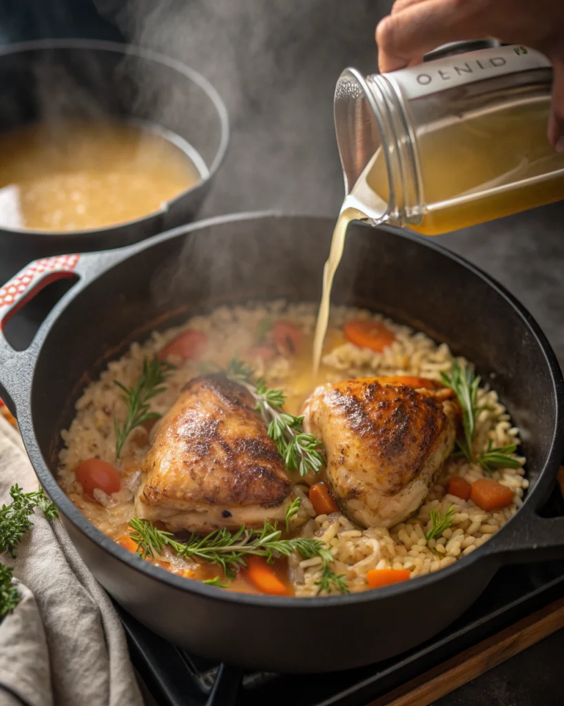 Étape 6 : Ajoutez le bouillon