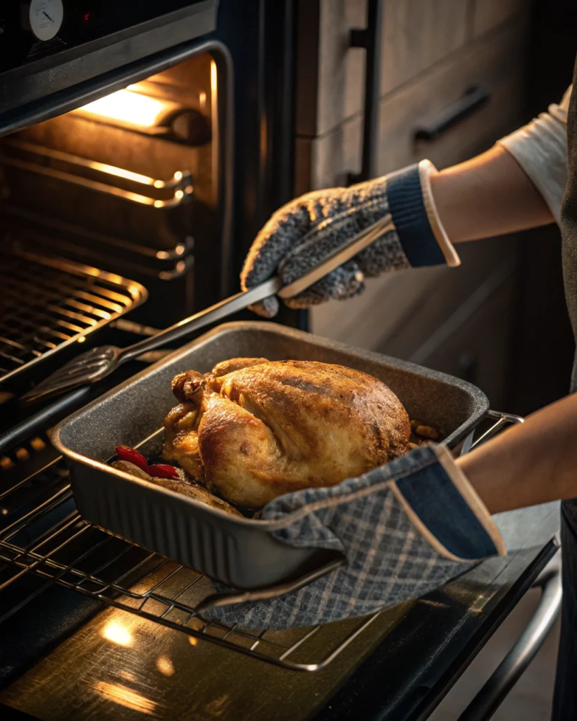 La première phase de cuisson