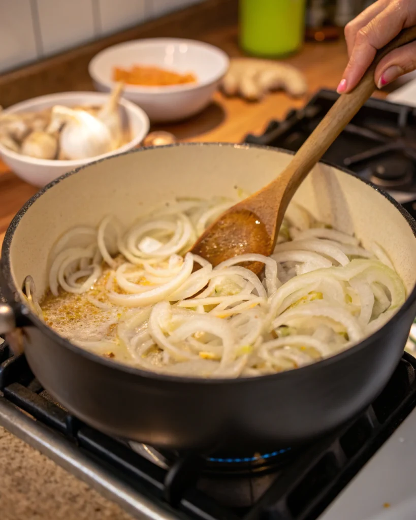 Faire Revenir les Oignons