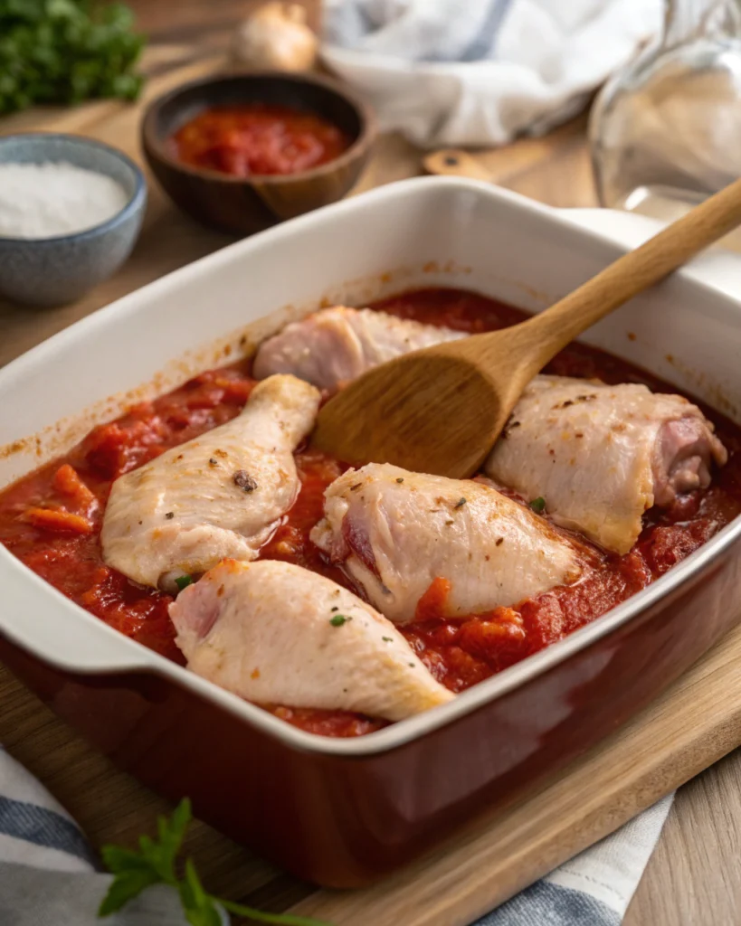 Étape 5 : Ajouter le poulet (10 minutes)