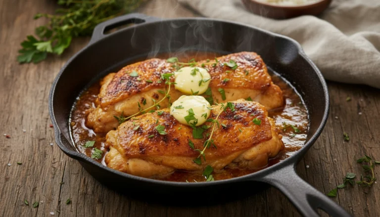 Poulet au beurre rapide