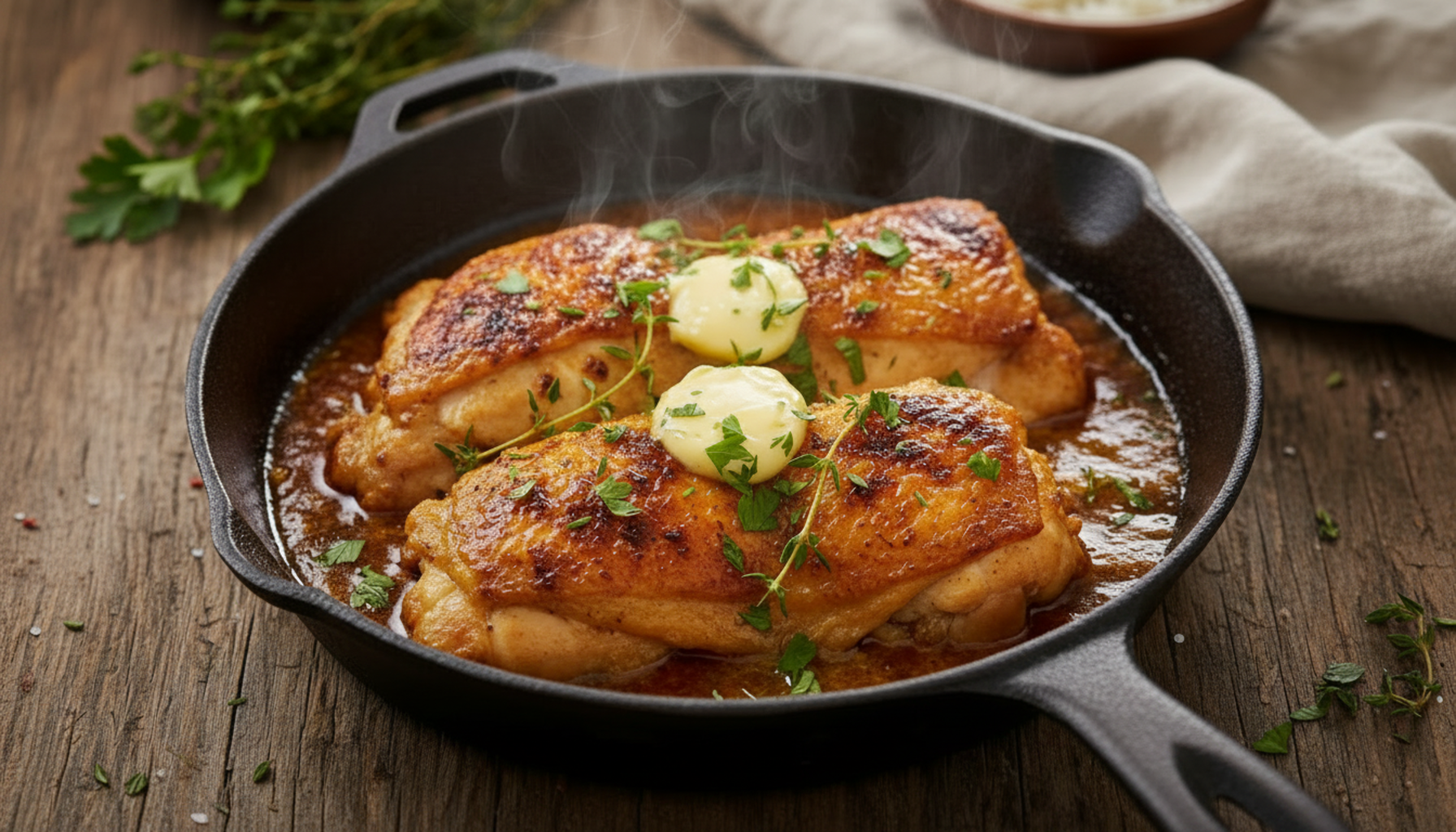 Poulet au beurre rapide