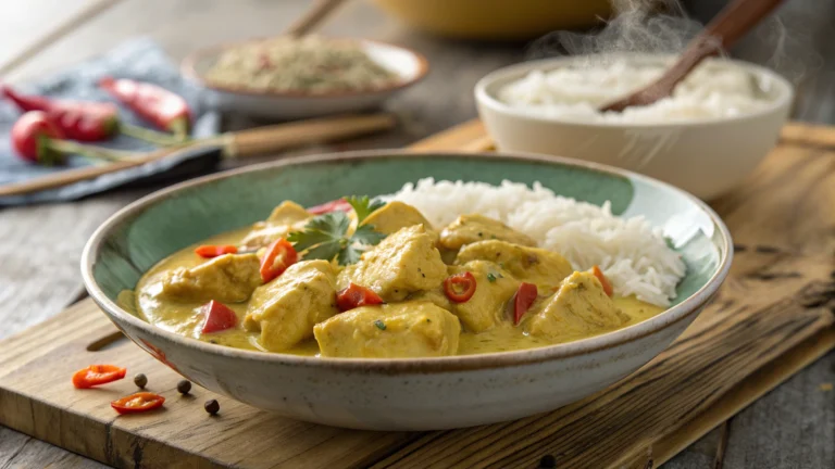 Poulet au curry facile
