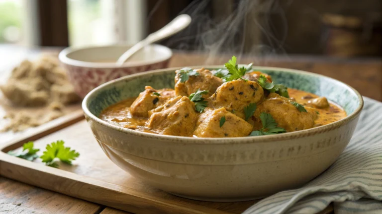 Poulet au curry rapide