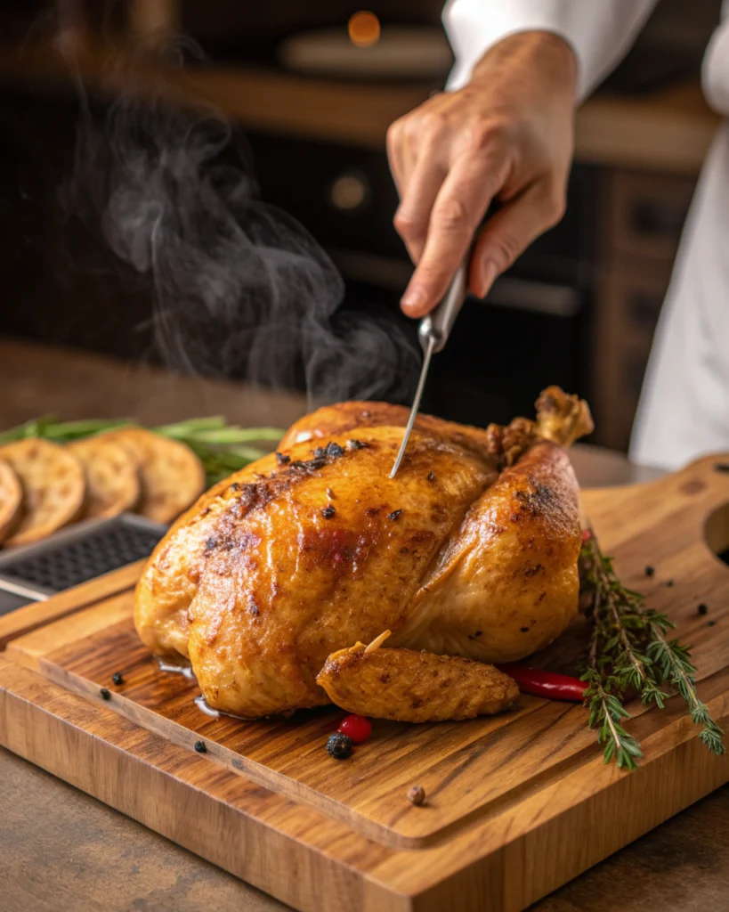 Poulet au four croustillant