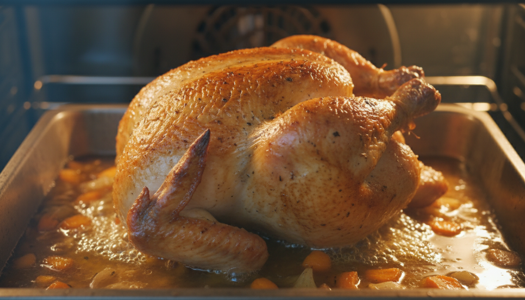 Poulet au four sans huile