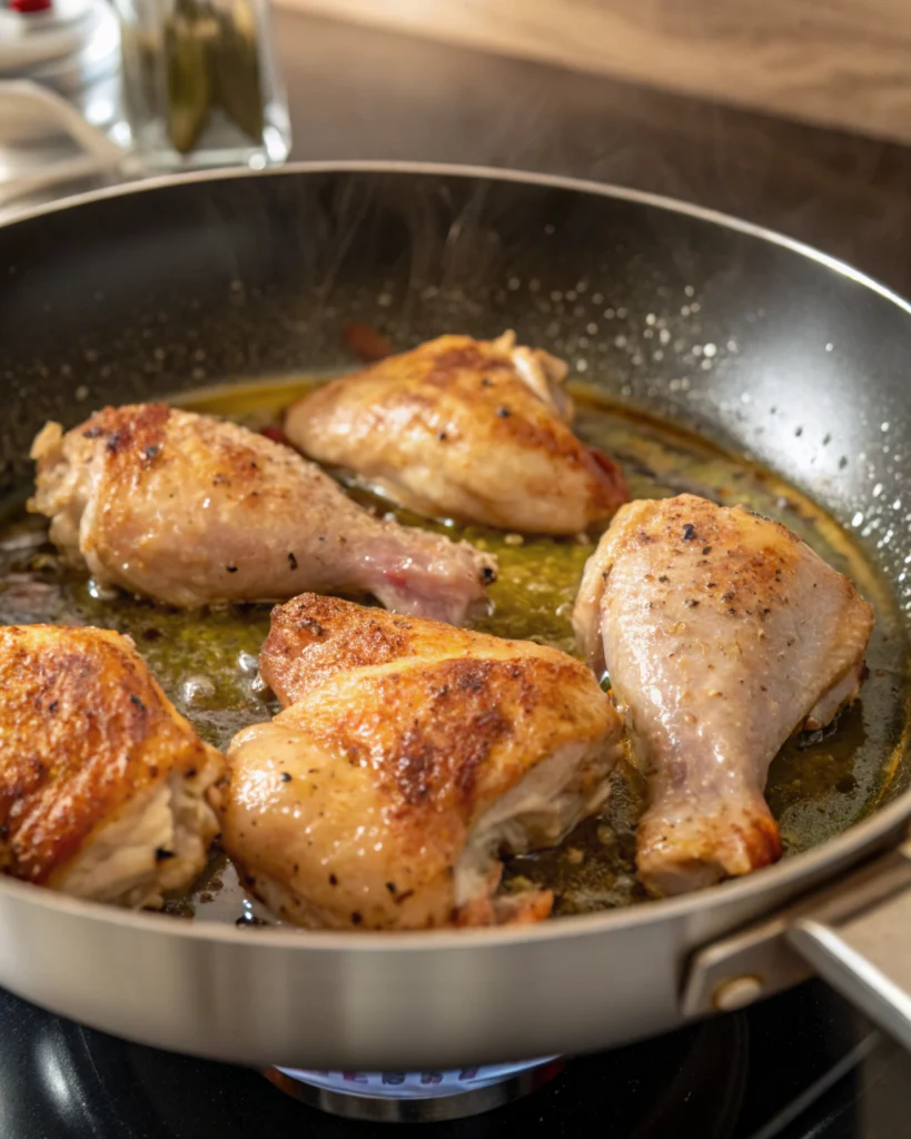 Poulet en sauce facile