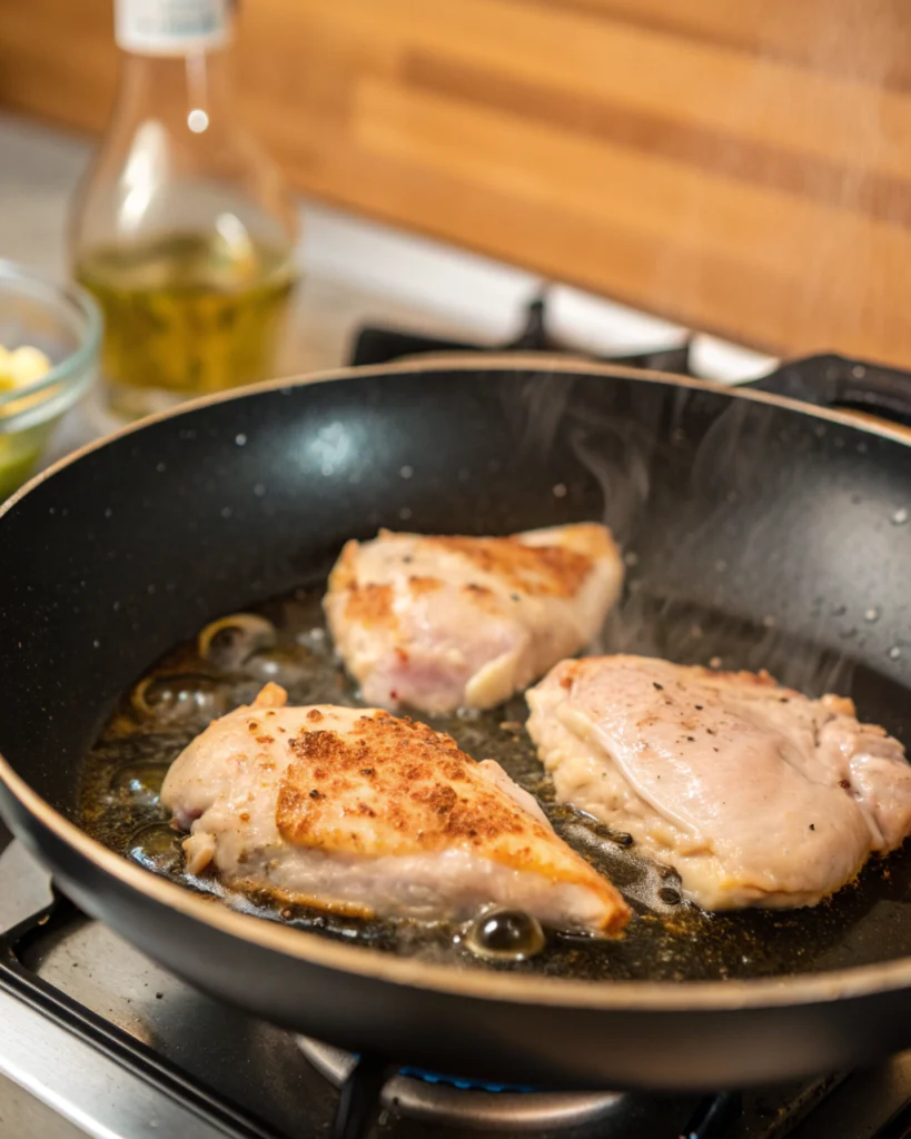 Poulet en sauce facile