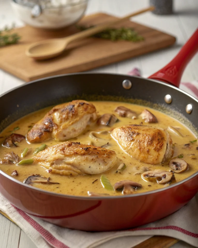 Poulet en sauce facile