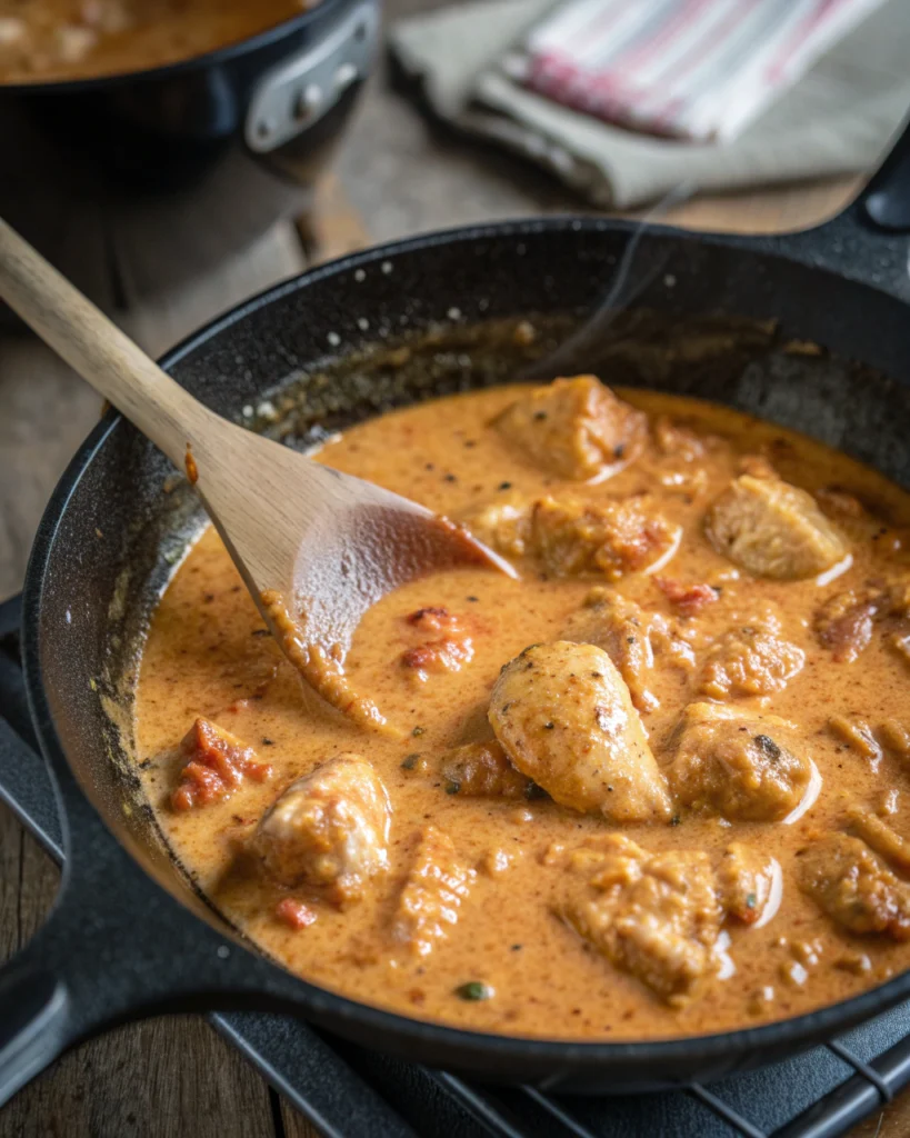 Poulet en sauce facile