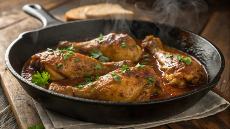 Poulet en sauce facile