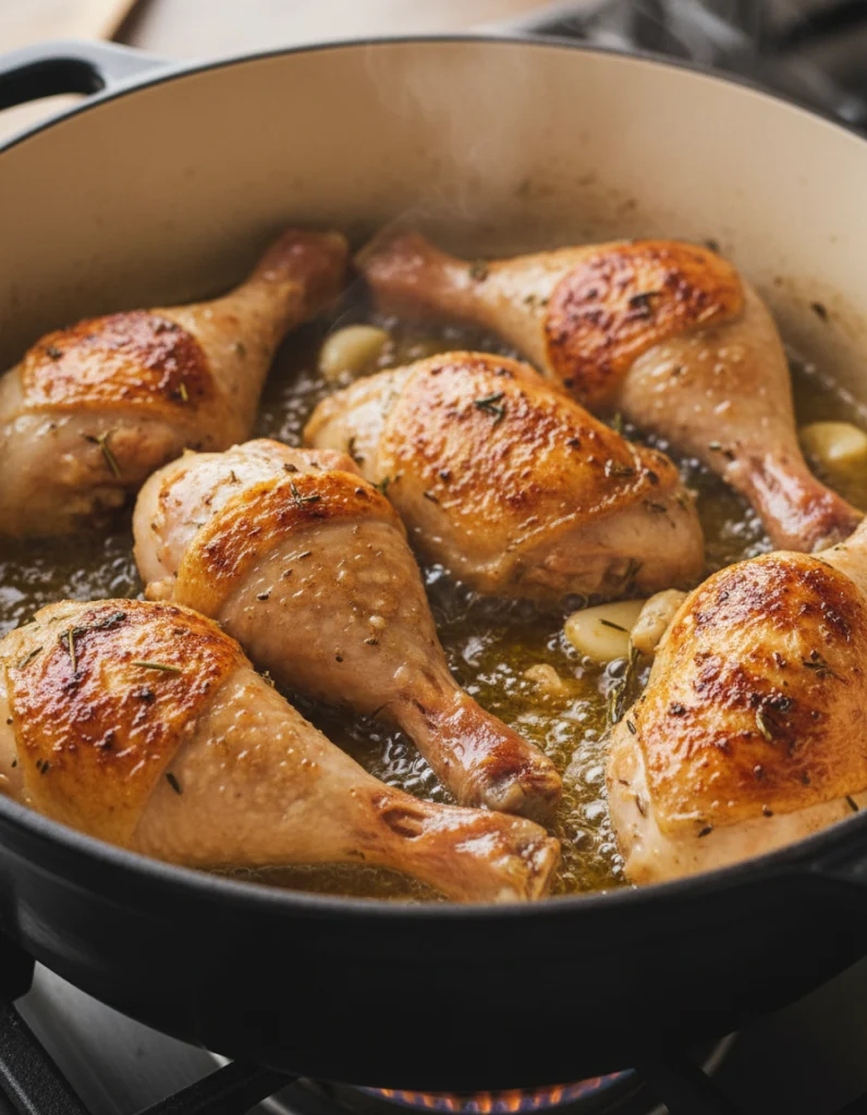 Poulet en sauce tomate