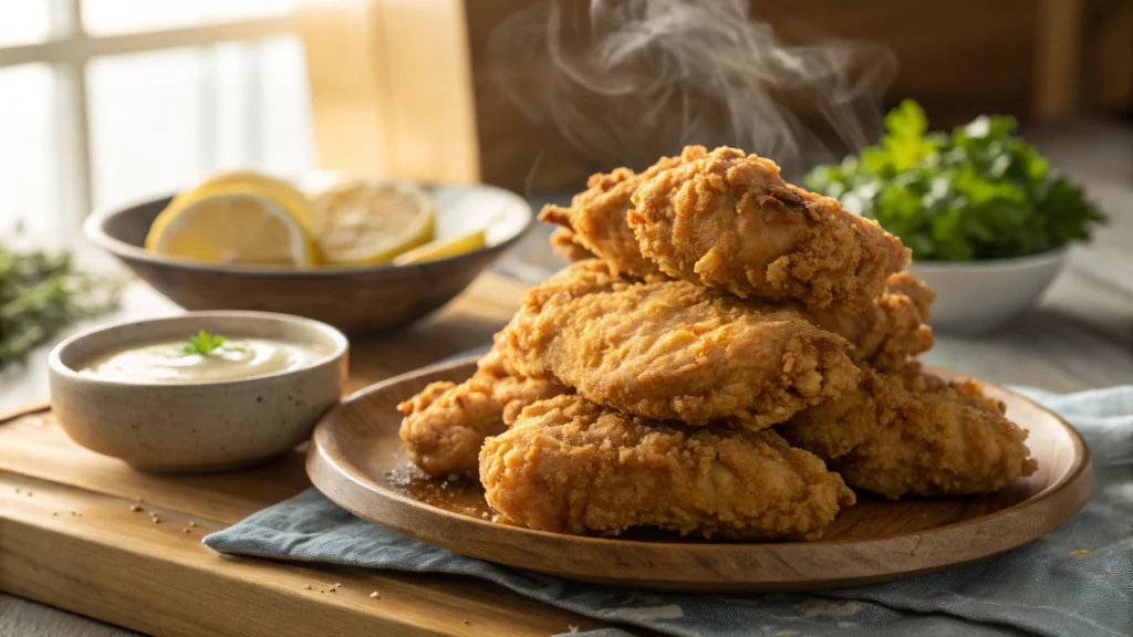 Poulet frit croustillant