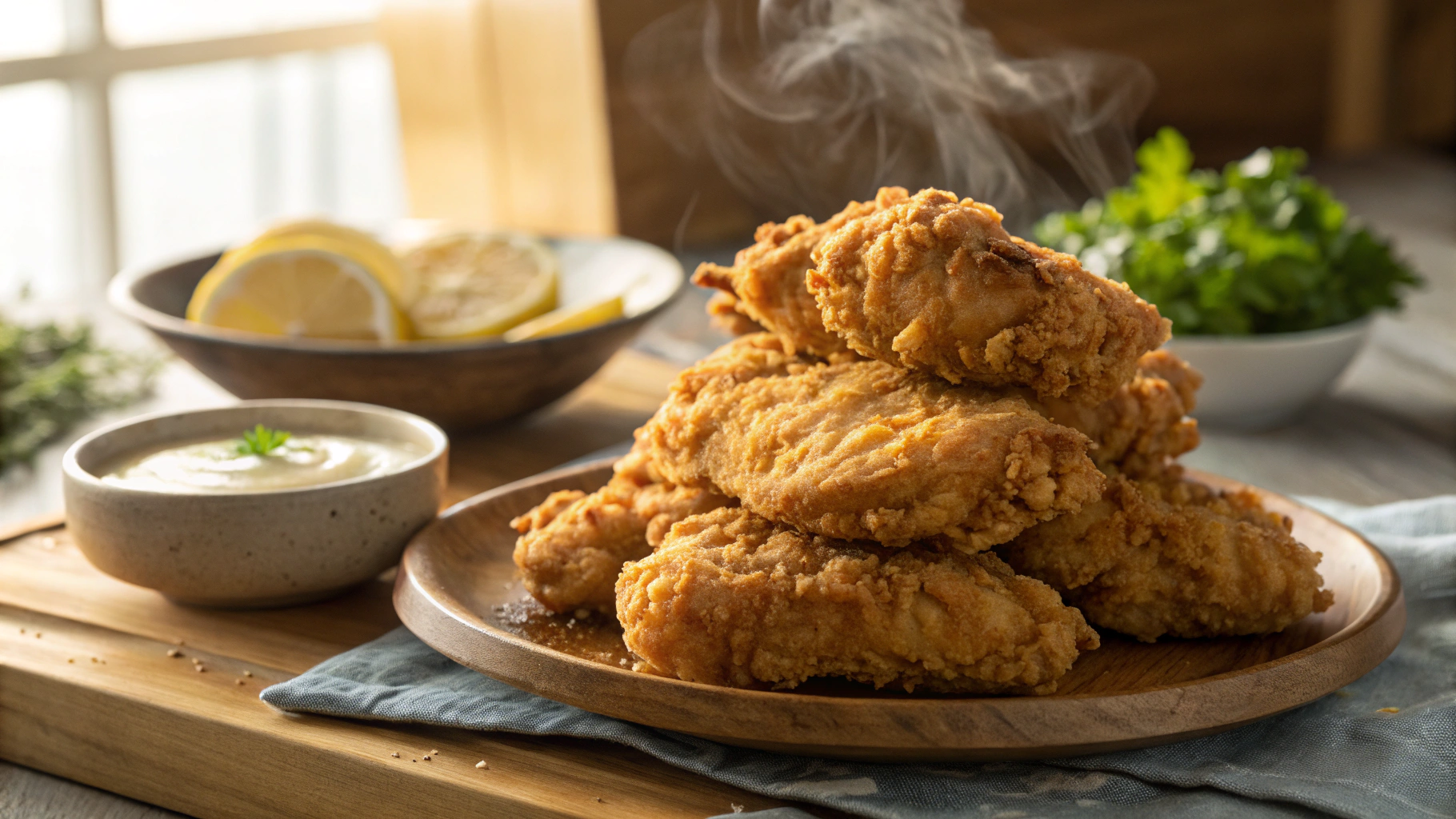 Poulet frit croustillant