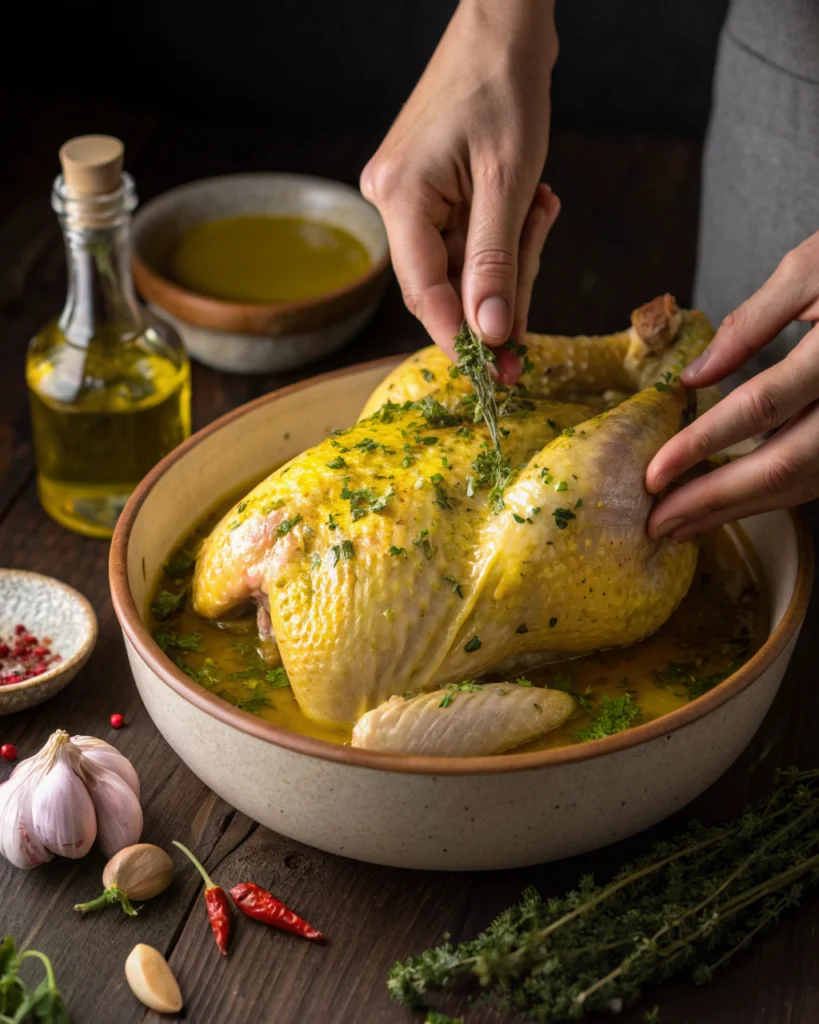 Étape 1 - La marinade (à faire 3h avant minimum)