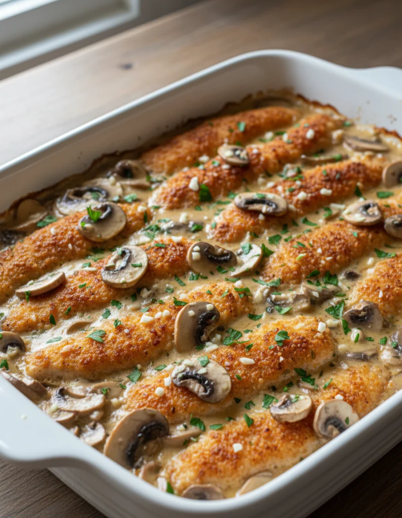 aiguillette de poulet au four