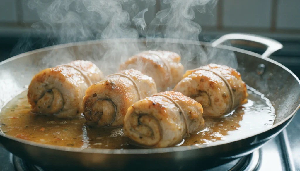 cuisson paupiette de poulet