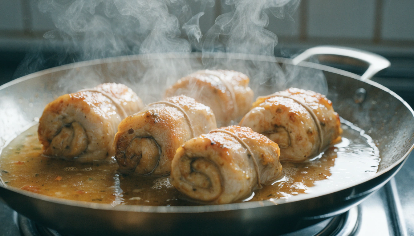 cuisson paupiette de poulet