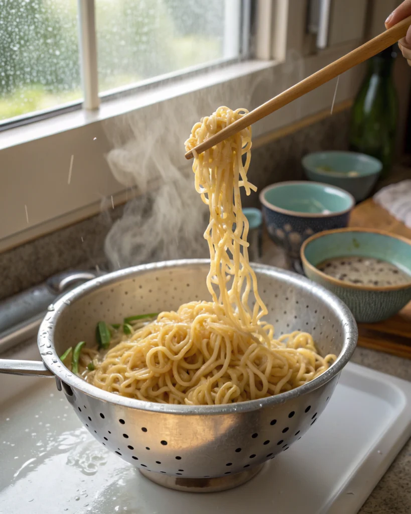 nouilles sautées au poulet