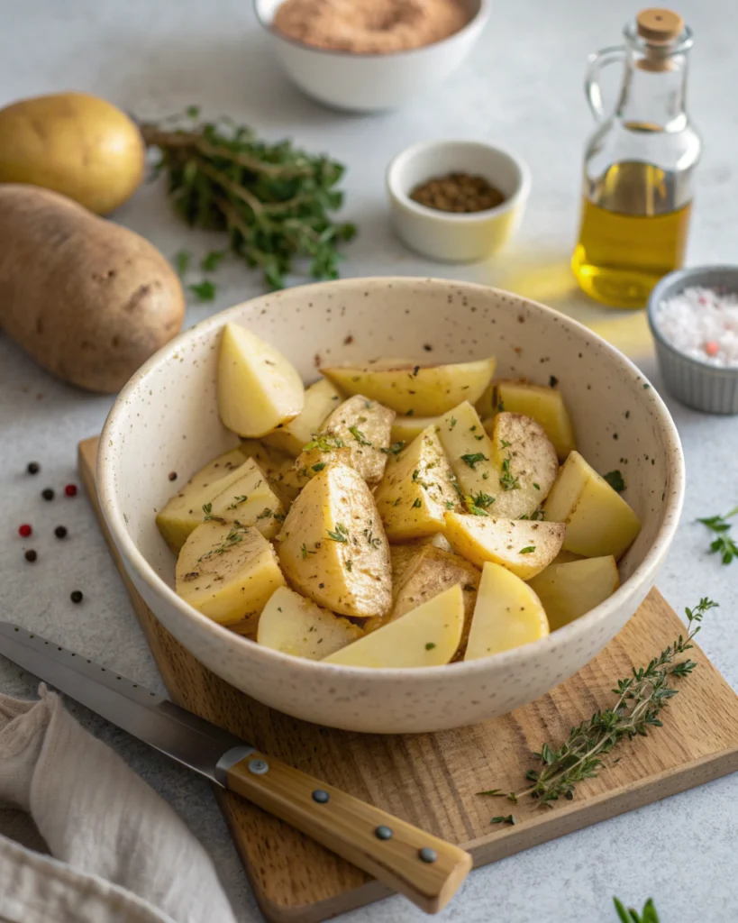 poulet au four pomme de terre