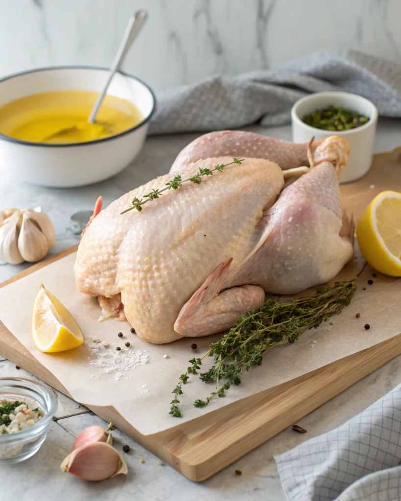 poulet au four pomme de terre