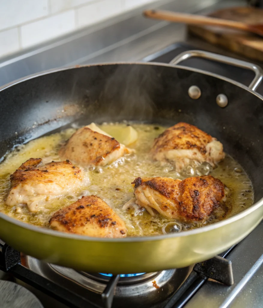 Faites fondre le beurre dans une grande casserole.