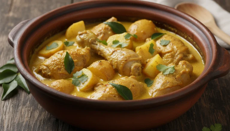 poulet colombo au lait de coco