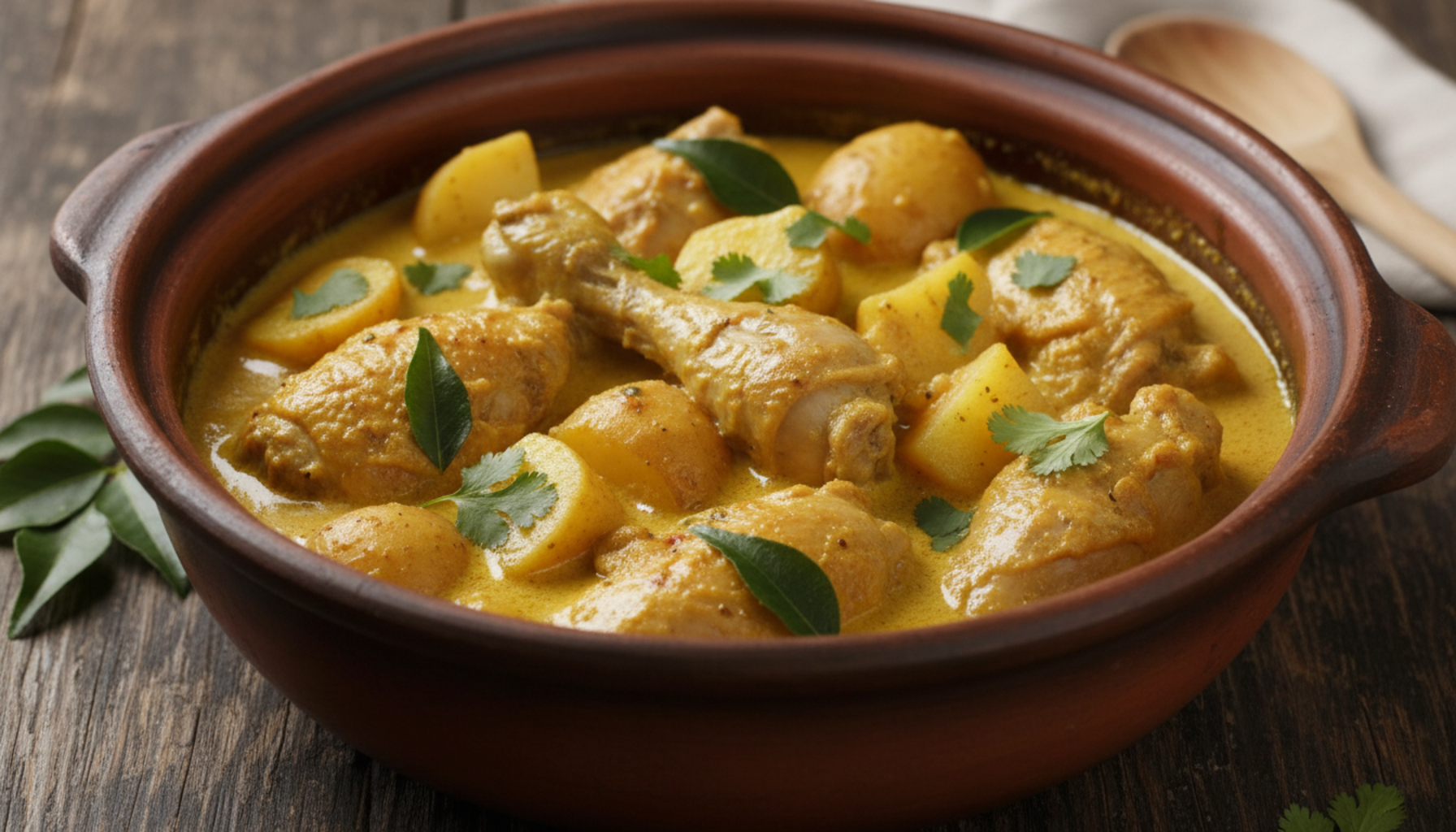 poulet colombo au lait de coco