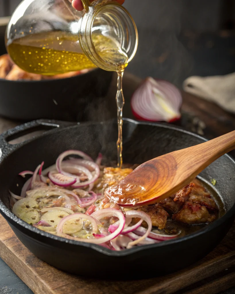 poulet vin jaune morilles