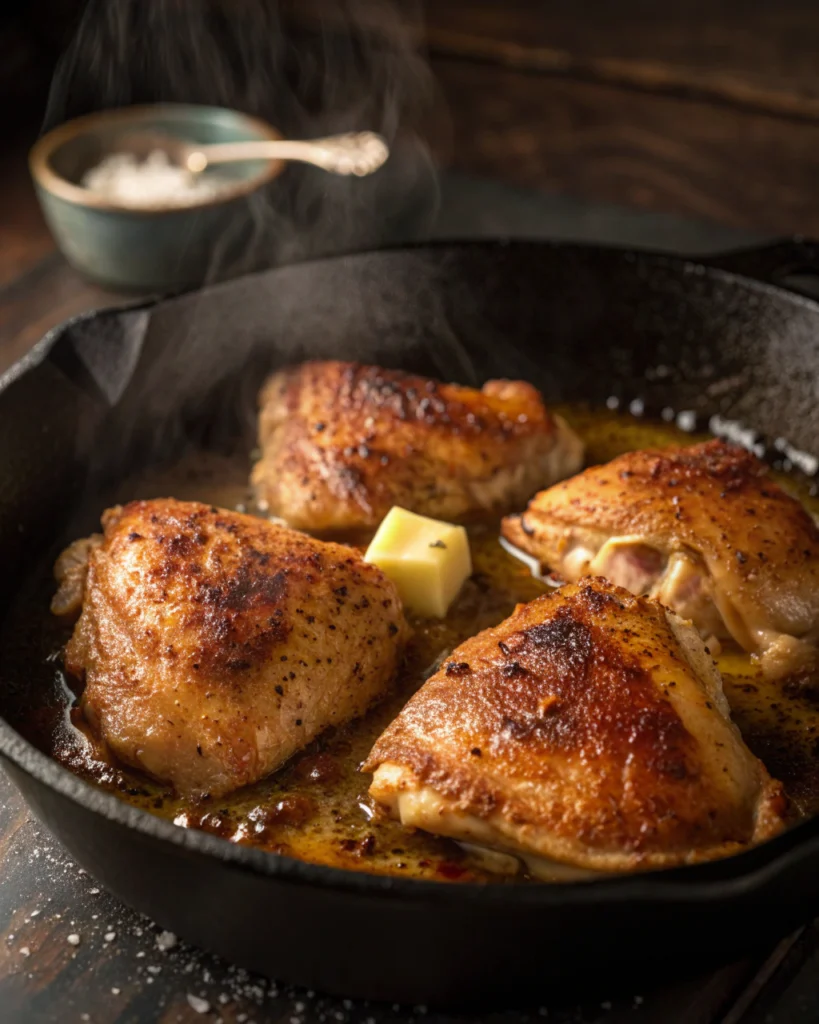 poulet vin jaune morilles