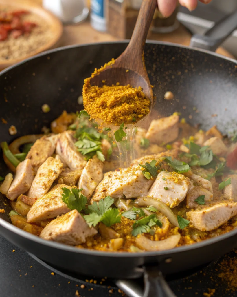 samoussa poulet curry