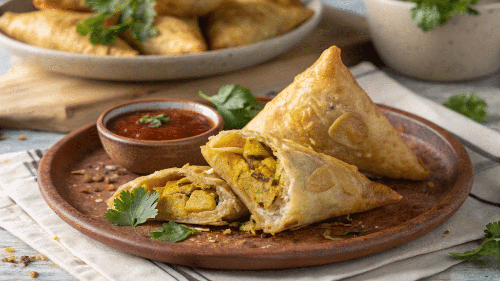 samoussa poulet curry