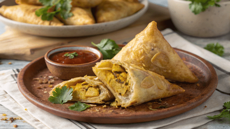 samoussa poulet curry