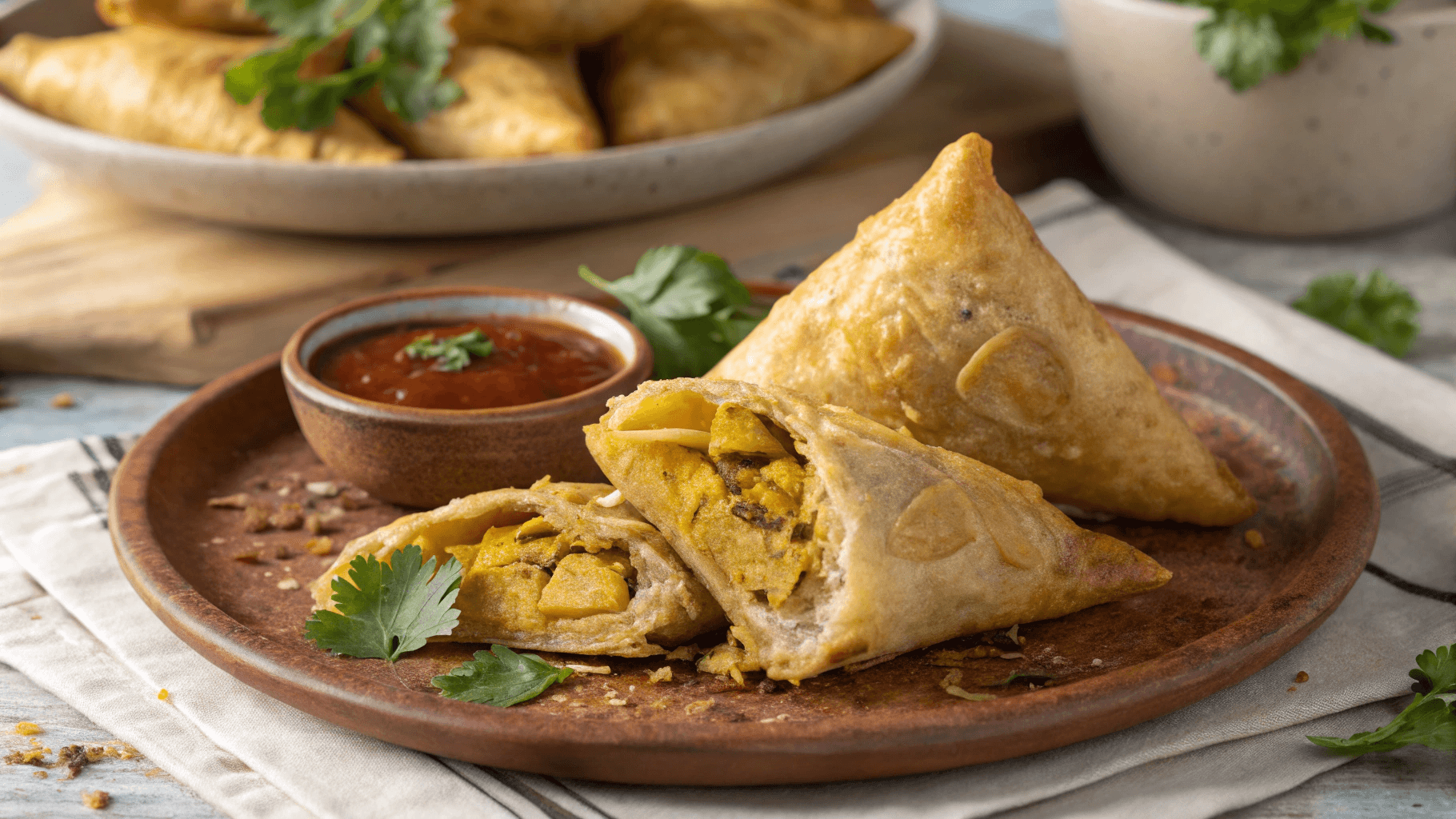 samoussa poulet curry