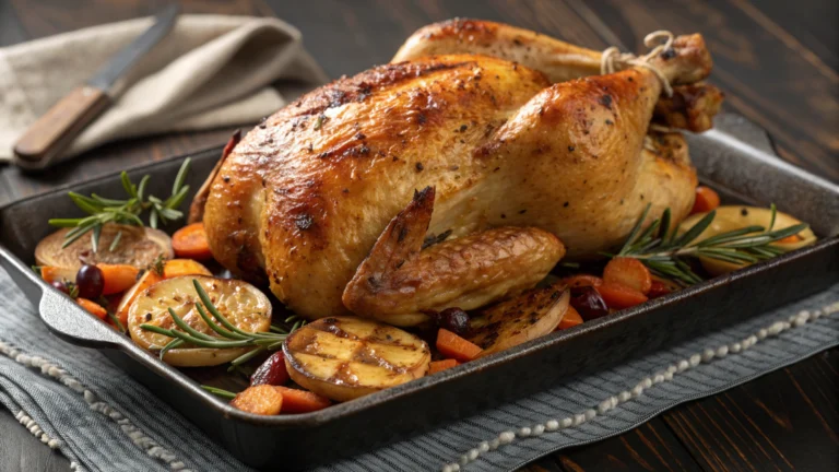 Poulet rôti au four