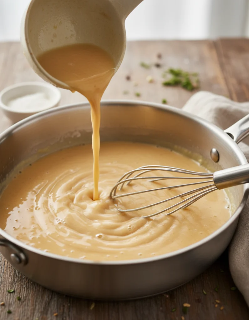 blanquette de poulet aux champignons