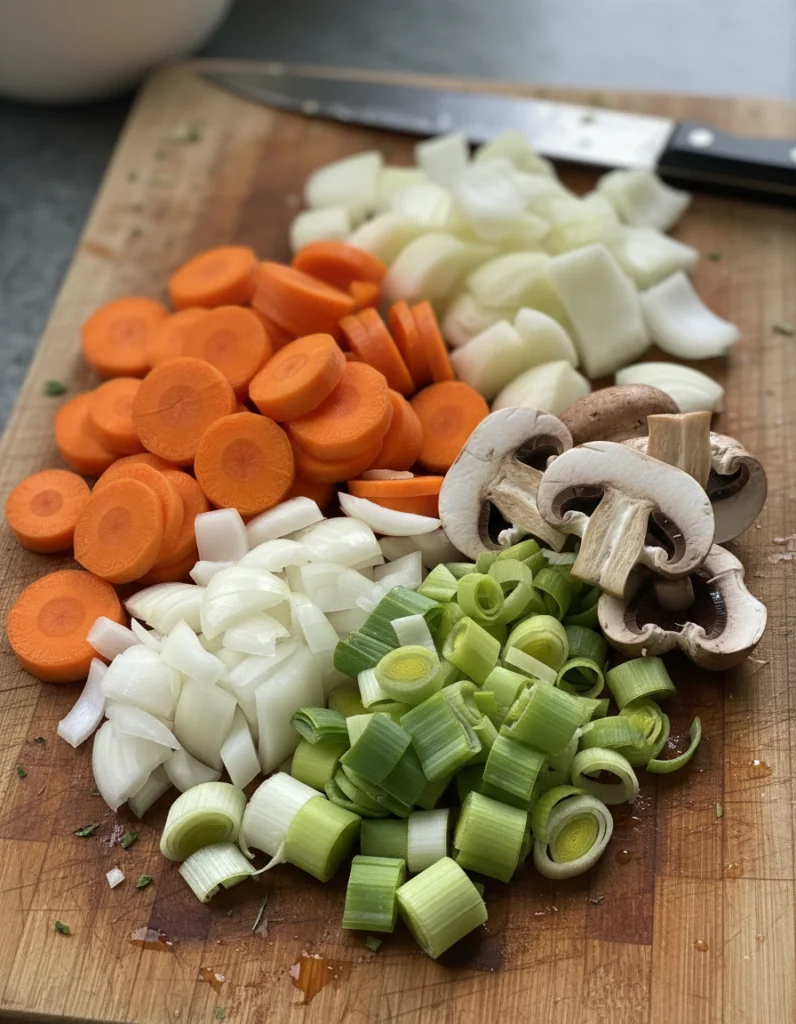 blanquette de poulet aux champignons